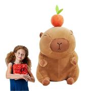 Gomice Capibara Almohadilla Peluche | Juguetes De Capibara | Figura De Colección 35 Cm para Niños Bebés Adolescentes Y Adultos Decoración
