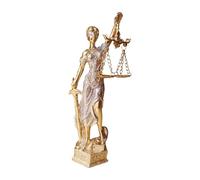 Gomice Escultura de la Dama de la Justicia, Estatua de la Diosa de la Justicia y la Equidad, Estatua de la Dama de la Justicia y la Justicia, Adorno de Escritorio de la Diosa de la Justicia y la