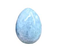 Gomice Piedras y es de Palma, es Azules | Huevo de dragón de de cianita Azul Natural - Piedra de preocupación de Bolsillo, Piedra de Palma, Accesorios de Reiki, Escultura esférica para decoración de