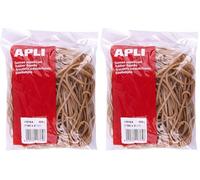 Gomillas elasticas apli 14 cm bolsa de 100 gr (Paquete de 2)