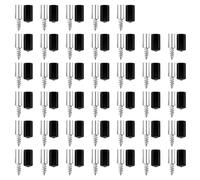 Gominete de goma para armario de armario de armario de vidrio, duro sin deslizamiento, clavo de clavo con tornillo de fijación con mangas de goma