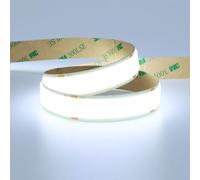 GOMING 15mm Ancho Tira LED COB 24V Blanco Frío 6000K 5M 25W/M 960LED/M Brillo Alto 13750lm CRI 93+ Luminiscencia Lineal IP20 No Impermeable Luces LED para Decoración Hogar(Sin Alimentación)