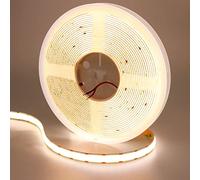 GOMING 24V 10M Doble Fila Tira LED COB Blanco Natural 4000K CRI 93+ Brillo Alto 20000lm Alta Densidad 600LED/M No Impermeable IP20 Luces LED para Sala de Estar Dormitorio y Más(Sin Alimentación)