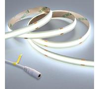 GOMING Súper Brillante Tira LED COB 24V Blanco Frio 6000K 5M 2050LM/M 14.5W/M CRI 93+ Alta Densidad 480LED/M IP20 Not Impermeable Luces LED para Decoración del Hogar(Sin Alimentación)