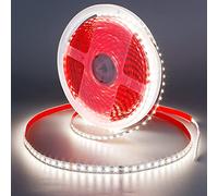 GOMING Tira LED 10M 24V Blanco Natural 4000K Brillo Alto 7200lm Alta Densidad 1200LED 2835 SMD Not Impermeable IP20 Luces LED para Gabinete Armario y más(Sin Alimentación)