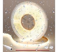 GOMING Tira LED COB 12V Blanco Natural 4000K Impermeable IP65 5M 11W/M CRI 93+ Luminiscencia Lineal de Alta Densidad 312LED/M Luces LED para Sala Estar Dormitorio y Más(Sin Alimentación)