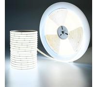 GOMING Tira LED COB 24V 20M Blanco Frío 6000K 146W Brillo Alto 14000lm CRI 93+ Luminiscencia Lineal Alta Densidad 480LED/M IP20 Not Impermeable Luces LED para Decoración del Hogar(Sin Alimentación)