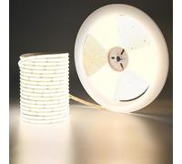 GOMING Tira LED COB 24V 20M Blanco Natural 4000K 146W Brillo Alto 14000lm CRI 93+ Luminiscencia Lineal Alta Densidad 480LED/M IP20 Not Impermeable Luces LED para Decoración del Hogar(Sin Alimentación)