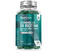 Gominolas de Biotina 5000 mcg - 120 gominolas - Fórmula con 13 vitaminas y minerales para la salud del cabello, piel y uñas