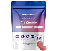 Gominolas de Magnesio 360 mg - Daily Essentials - Contribuye al Funcionamiento Normal de Músculos y a la Energía - 60 Unidades (2 meses) - Vegan, Sin Azúcar - Bears with Benefits