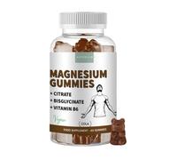 Gominolas de Magnesio Complex (Citrato + Bisglicinato) Sabor Cola - 60 Uds | 1560mg Citrato + 600mg Bisglicinato - Con Vitamina B6 para alta biodisponibilidad - Reduce cansancio y fatiga - ASPERILLEN