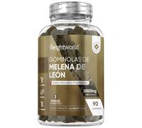 Gominolas de Melena de León 2000mg - 90 Gomitas Sabor Frambuesa - 3 Meses de Suministro - Gummies de Extracto de Lions Mane - Suplemento Apto para Veganos, sin OGM, sin Gluten