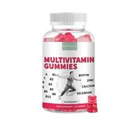 Gominolas de Multivitaminas y Minerales Sabor Frambuesa - 60 Unidades | Multivitamínico para hombre y mujer - Apoyo sistema inmunitario - Energía y vitalidad - Vegano, sin gluten - ASPERILLEN