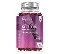 Gominolas de Myo & D-Chiro Inositol 709 mg - 90 Gomitas Veganas con Zinc, B6, B9 y D3 - Apoyo para el Bienestar Femenino con Sabor a Fresa y Melocotón