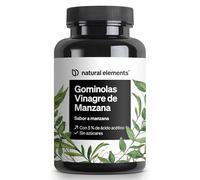 Gominolas de vinagre de manzana - 120 Gummies con la Madre (para 2 meses) + B6, B12, Ácido fólico y Yodo - Apoyo para salud digestiva - Apple cider vinegar sin azúcar, veganas y con sabor a manzana