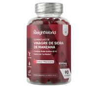 Gominolas Keto de Vinagre de Sidra de Manzana 1000mg - 90 Gominolas Vegano | Con la Madre y Vitamina C, Sabor Natural a Manzana, con Ácido Acético, Remolacha, Vitaminas Grupo B - Sin Filtrar, Sin OGM