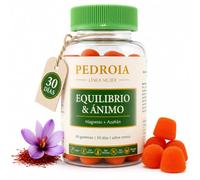 Gominolas Magnesio 180mg + Azafrán 30mg | 60 Gummies para el Estado de Ánimo | 30 Días | Magnesio Citrato | Bienestar Emocional | Vegano, Sin Gluten, Sin Lactosa | Sabor Cereza |