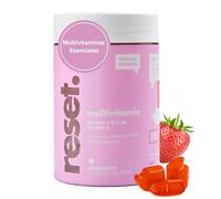 Gominolas Multivitaminas - Vitaminas diarias - Energía Física y Mental - Multivitaminico Mujer - Multivitaminas Hombre - Vegano - Sin Azúcar - Sin Gluten - Sabores Naturales - 2 Meses - Reset.