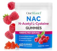 Gominolas Nac 1000 Mg De N-Acetilcisteína, Gominolas Nac Sin Azúcar Refuerzo Del Sistema Inmunitario, Salud Pulmonar Y Hepática, Refuerzo De La Salud Respiratoria 60 Unidades - Veganas