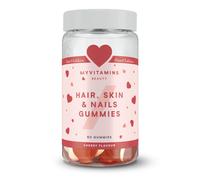 Gominolas para Cabello, Piel y Uñas - Sabor cereza y forma de corazón - 60Gominolas - Cereza