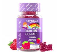 Gominolas para Dormir Niños - Alternativa a la Melatonina Gominolas - Magnesio, Vitamina B12, B6 y Extracto de Manzanilla - Ayuda a Conciliar el Sueño - 30 Gummies con Magnesio para Dormir - Novomins