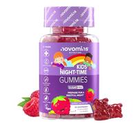 Gominolas para Dormir Niños | Alternativa a la Melatonina | Novomins | Magnesio, L Teanina, Vitamina B12, B6 y Extracto de Manzanilla | Favorece el Sueño | 30 Gummies con Magnesio para Niños