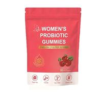 Gominolas Probióticas para Mujeres, 60 Gominolas Sabor Arándano Rojo, 5 Mil Millones CFU para Salud Íntima y Digestiva