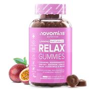 Gominolas Relax | Ashwagandha KSM-66, L-Teanina, Azafrán | Novomins