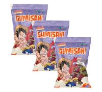 Gominolas sabor uva edición anime One Piece 180 g Pack 3 bolsas 540 g snack dulce afrutado para fans, fiestas y regalos