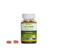 Gominolas Vinagre De Manzana Con Madre Microbiota para Digestiones con Vitamina B12 B9 Remolacha Granada Sabor Manzana Vegano Sin Gluten ni Azucar Complemento Alimenticio 60 Gummies Apple Plus