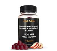 Gominolas Vinagre de Manzana con Vitamina B6 + Cromo 60 Gummies | Vinagre de Manzana Gummies Sabor manzana