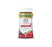 Nature's Bounty | Vitamina D3 1000UI | Sabor fresa | 60 Gummies
