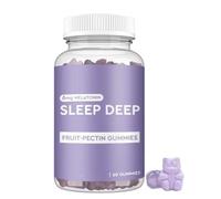 Gomitas De Pectina De Frutas For Rutina Nocturna, Lindo Refrigerio De Apoyo For Dormir Con Forma De Oso, Botella De 60 Unidades(4pcs)