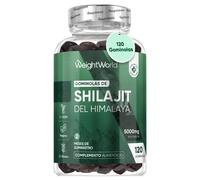 Gomitas de Shilajit del Himalaya 5000 mg - 120 unidades veganas - Suplemento Natural con Citrato de Potasio y Vitamina A para Músculos, Piel y Energía