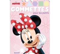 Gommettes pour les petits Disney Minnie (Minnie fleurs fond rose)