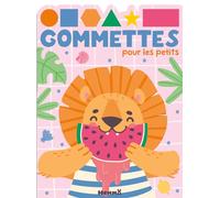 Gommettes pour les petits - Lion pastèque
