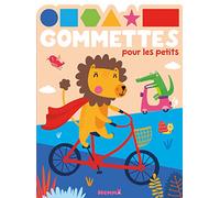 Gommettes pour les petits - Lion sur vélo