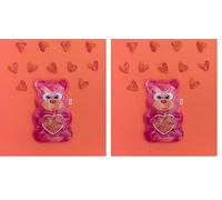 Gommy's Factory Bolsa Oso Amoroso - Loving Bear, Melocotón, Gominola, 80 Gr (Paquete de 2)