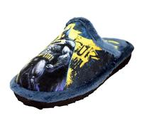 Gomus 6965 - Zapatillas De Estar por Casa Juveniles Super Héroe Murciélago Negro De Gotham - 42, Azul Marino