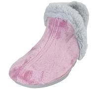 Gomus Muro 9615 - Zapatillas De Estar por Casa Mujer Chica Niños Y Niñas Botín Peludo Piedra, Azul, Gris Claro y Rosa - 38, Rosa Pálido