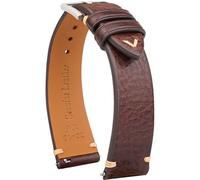 Gomvadr Correa de piel de liberación rápida, correa de reloj de piel de becerro italiana, correa de repuesto para hombres y mujeres, 16, 18, 19, 20, 21, 22 mm, 20mm, Cuero, Sin gemas