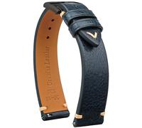 Gomvadr Correa de piel de liberación rápida, correa de reloj de piel de becerro italiana, correa de repuesto para hombres y mujeres, 16, 18, 19, 20, 21, 22 mm, 20mm, Cuero, Sin gemas