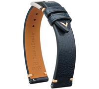 Gomvadr Correa de piel de liberación rápida, correa de reloj de piel de becerro italiana, correa de repuesto para hombres y mujeres, 16, 18, 19, 20, 21, 22 mm, 22mm, Cuero, Sin gemas