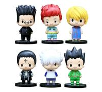 Gon Freecss Killua Kurapika 6piees Q Versión Números 7cm Recuerdos Regalos