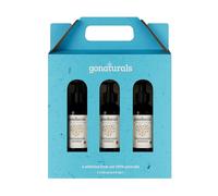 GoNaturals® Aceite de Coco Fraccionado - 100% Puro, Ligero, Inodoro, No Graso - Hidrata Piel, Cabello, Uñas - Desmaquillante Natural - (Set de 3x250ml) - Absorción Rápida, Aceite Portador para Masajes