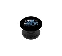Gone Country Music Western Cowboy Southern Country Canciones PopSockets PopGrip Adhesivo