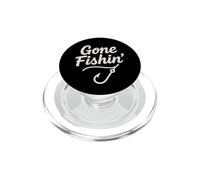 Gone Fishin' Funny Fishing Hook Shirt Hombres Mujeres Niños Pescadores PopSockets PopGrip para MagSafe