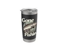 GONE FISHIN' | IDO A PESCAR Vaso térmico de acero inoxidable de doble pared