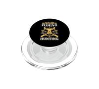 Gone Fishing Be Back Soon To Go Hunting Hunter Life Nature PopSockets PopGrip para MagSafe