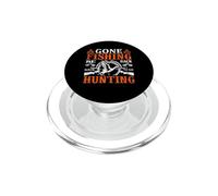 Gone Fishing Be Back Soon To Go Hunting Hunter Life Nature PopSockets PopGrip para MagSafe